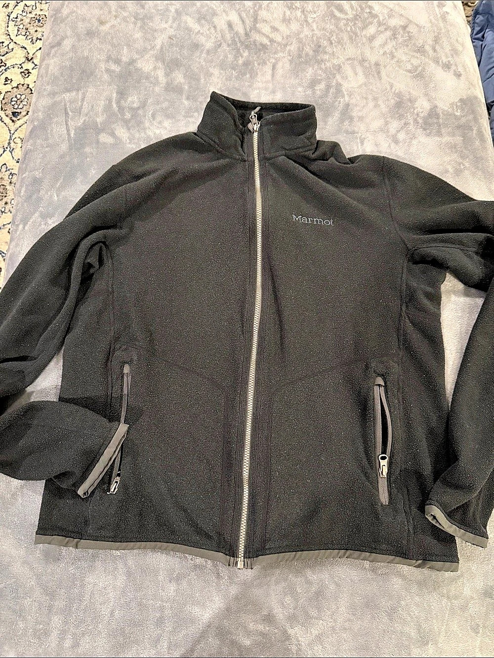 Marmot Black Fleece Jacket Large